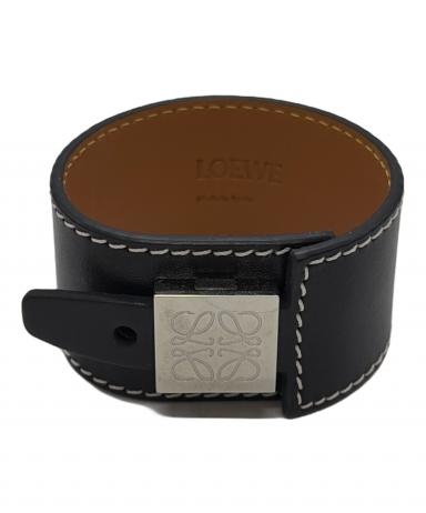 中古・古着通販】LOEWE (ロエベ) アナグラムメタルプレート レザー