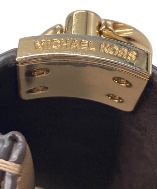 MICHAEL KORS（マイケル・コース）MICHAEL KORS (マイケル・コース) チェーンショルダーバッグ ブラウン×グリーンの古着・服飾アイテム