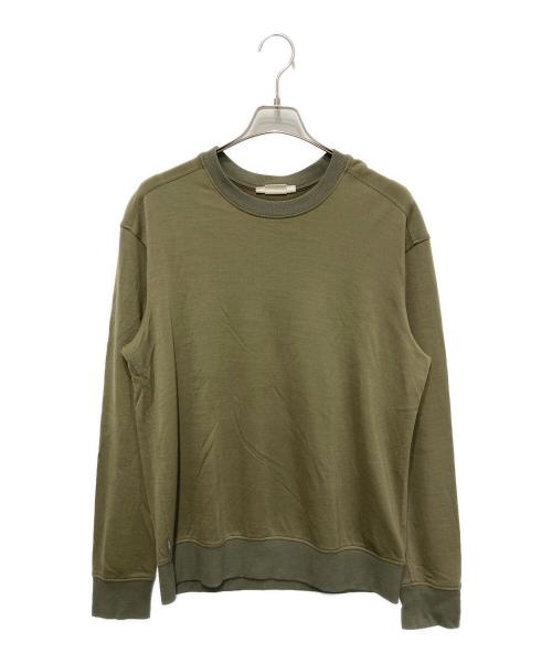 Icebreaker（アイスブレーカー）Icebreaker (アイスブレーカー) メリノ テリー ロングスリーブ スウェットシャツ オリーブ サイズ:Ｍの古着・服飾アイテム