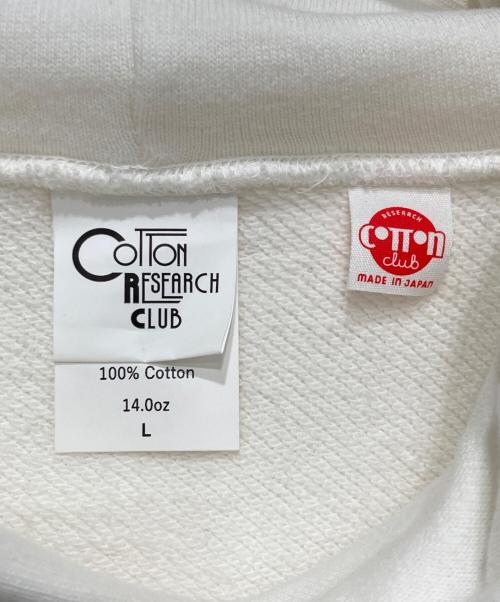 Cotton Research Club（コットンリサーチクラブ）COTTON RESEARCH CLUB (コットンリサーチクラブ) 14.0oz プルオーバーパーカー ホワイト サイズ:Lの古着・服飾アイテム