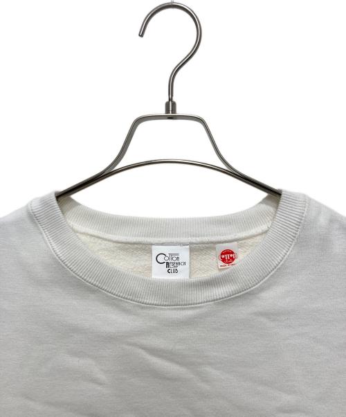 Cotton Research Club（コットンリサーチクラブ）COTTON RESEARCH CLUB (コットンリサーチクラブ) 14.0oz クルーネックスウェット ホワイト サイズ:Ｌの古着・服飾アイテム
