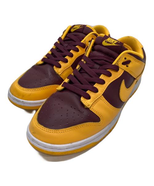 NIKE（ナイキ）NIKE (ナイキ) ダンクローレトロ イエロー×ボルドー サイズ:US8の古着・服飾アイテム