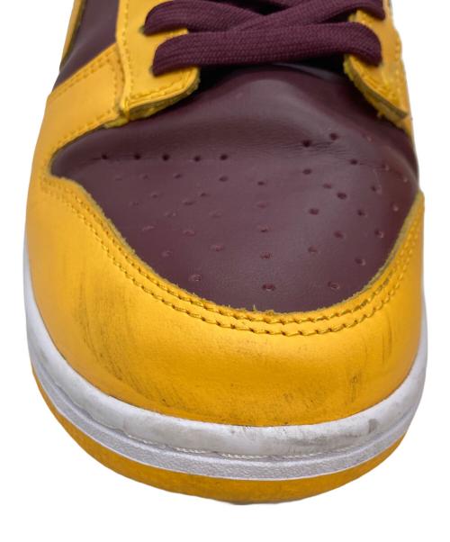 NIKE（ナイキ）NIKE (ナイキ) ダンクローレトロ イエロー×ボルドー サイズ:US8の古着・服飾アイテム
