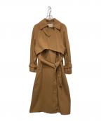 Lourenローレン）の古着「ウールトレンチコート」｜ブラウン