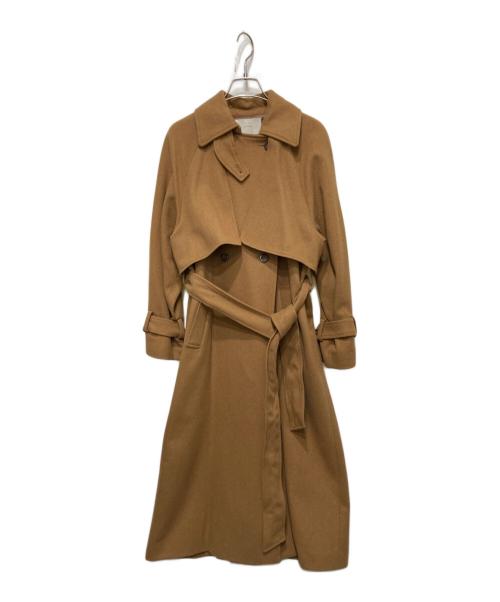 Louren（ローレン）LOUREN (ローレン) ウールトレンチコート ブラウン サイズ:FREEの古着・服飾アイテム