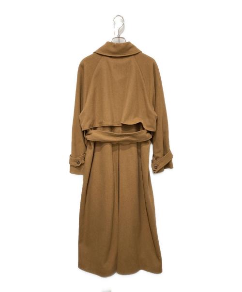 Louren（ローレン）LOUREN (ローレン) ウールトレンチコート ブラウン サイズ:FREEの古着・服飾アイテム