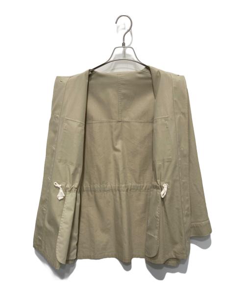JOURNAL STANDARD relume（ジャーナルスタンダード レリューム）JOURNAL STANDARD relume (ジャーナルスタンダード レリューム) ドルマンスリーブシャツブルゾン ベージュ サイズ:FREEの古着・服飾アイテム