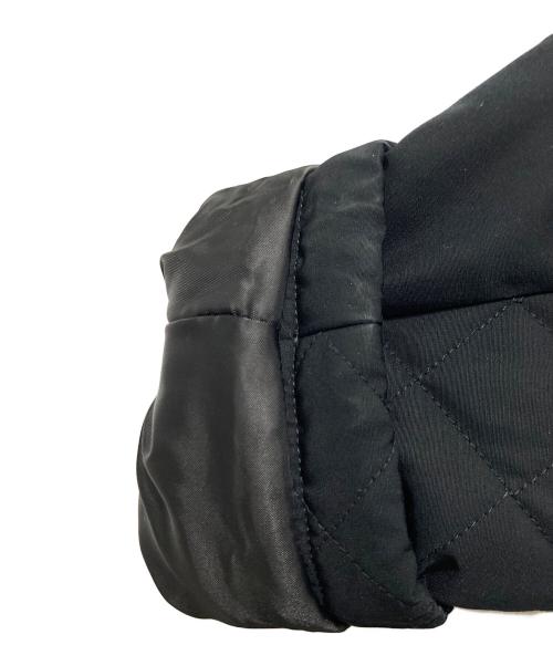 HUGO HUGO BOSS（ヒューゴ ヒューゴボス）HUGO HUGO BOSS (ヒューゴ ヒューゴボス) 中綿フーデッドコート ブラック サイズ:44の古着・服飾アイテム