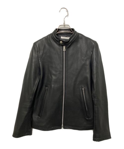 JOURNAL STANDARD（ジャーナルスタンダード）JOURNAL STANDARD (ジャーナルスタンダード) ラムレザーシングルライダースジャケット ブラック サイズ:Sの古着・服飾アイテム