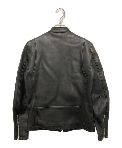 JOURNAL STANDARD（ジャーナルスタンダード）JOURNAL STANDARD (ジャーナルスタンダード) ラムレザーシングルライダースジャケット ブラック サイズ:Sの古着・服飾アイテム