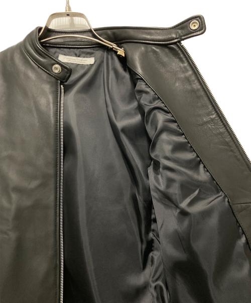 JOURNAL STANDARD（ジャーナルスタンダード）JOURNAL STANDARD (ジャーナルスタンダード) ラムレザーシングルライダースジャケット ブラック サイズ:Sの古着・服飾アイテム
