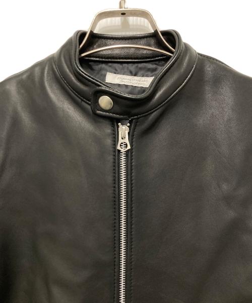 JOURNAL STANDARD（ジャーナルスタンダード）JOURNAL STANDARD (ジャーナルスタンダード) ラムレザーシングルライダースジャケット ブラック サイズ:Sの古着・服飾アイテム