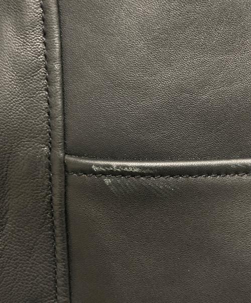 JOURNAL STANDARD（ジャーナルスタンダード）JOURNAL STANDARD (ジャーナルスタンダード) ラムレザーシングルライダースジャケット ブラック サイズ:Sの古着・服飾アイテム