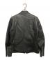 JOURNAL STANDARD (ジャーナルスタンダード) ラムレザーシングルライダースジャケット ブラック サイズ:S：10000円