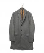 HUGO BOSSヒューゴ ボス）の古着「ウールチェスターコート」｜グレー