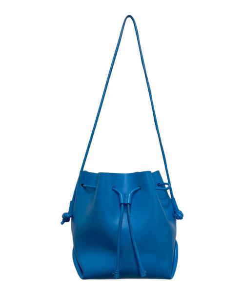 YAHKI（ヤーキ）YAHKI (ヤーキ) SOFT W FACE ドロストショルダーバッグ スカイブルーの古着・服飾アイテム