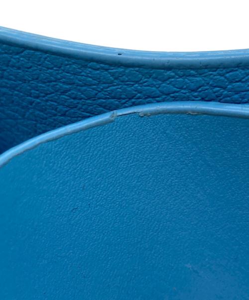 YAHKI（ヤーキ）YAHKI (ヤーキ) SOFT W FACE ドロストショルダーバッグ スカイブルーの古着・服飾アイテム