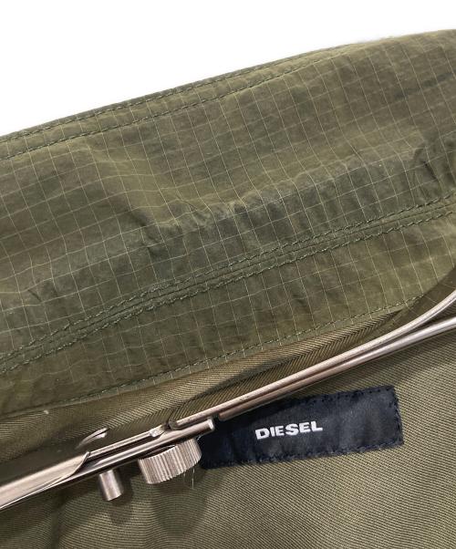 DIESEL（ディーゼル）DIESEL (ディーゼル) ミリタリーシャツ カーキ サイズ:Ｍの古着・服飾アイテム