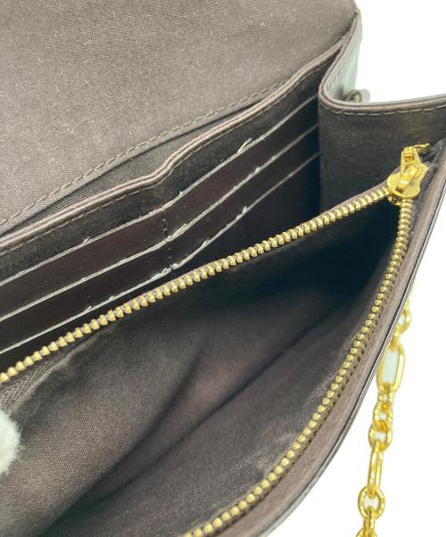 LOUIS VUITTON（ルイ ヴィトン）LOUIS VUITTON (ルイ ヴィトン) チェーンショルダーウォレット アマラント(ワインレッド)の古着・服飾アイテム