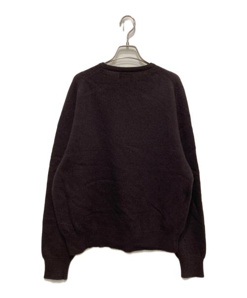 Glenmac（グレンマック）Glenmac (グレンマック) GEELONG LAMBS WOOL クルーネックニット ブラウン サイズ:46の古着・服飾アイテム