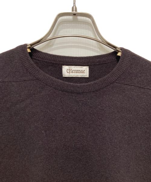 Glenmac（グレンマック）Glenmac (グレンマック) GEELONG LAMBS WOOL クルーネックニット ブラウン サイズ:46の古着・服飾アイテム