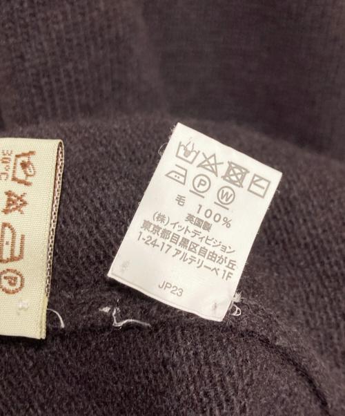 Glenmac（グレンマック）Glenmac (グレンマック) GEELONG LAMBS WOOL クルーネックニット ブラウン サイズ:46の古着・服飾アイテム