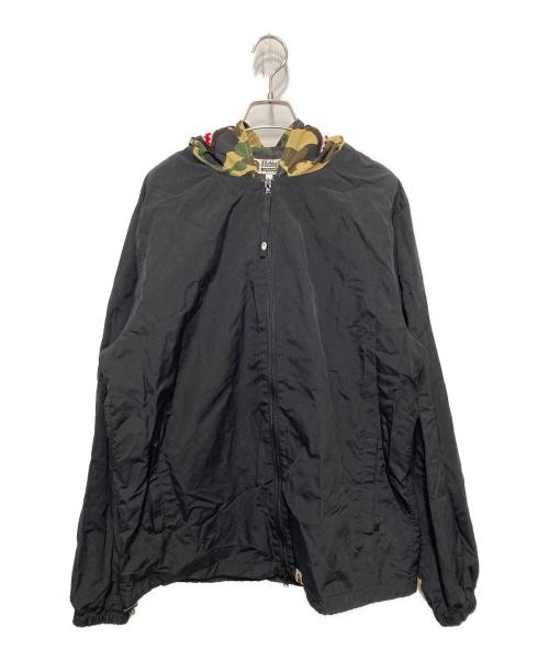 A BATHING APE（アベイシングエイプ）A BATHING APE (アベイシングエイプ) 1stカモ シャークフーディージャケット ブラック サイズ:Ｍの古着・服飾アイテム