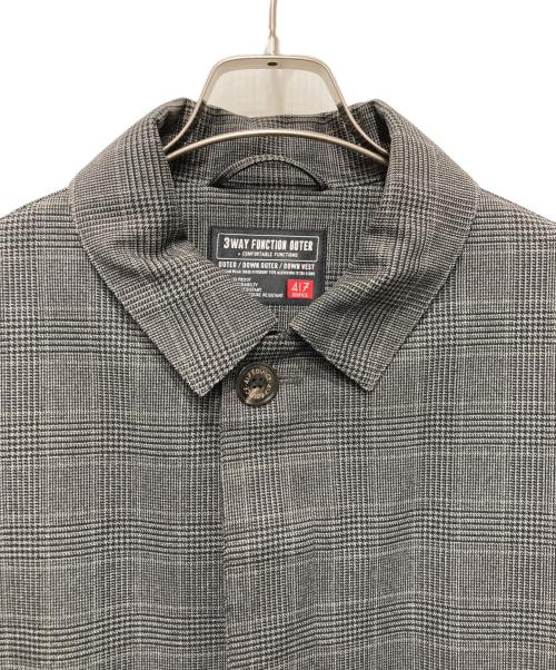417 by EDIFICE（417 バイ エディフィス）417 by EDIFICE (417 バイ エディフィス) ステンカラーコート グレー サイズ:Ⅼの古着・服飾アイテム