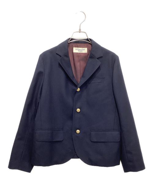 BEAMS BOY（ビームスボーイ）BEAMS BOY (ビームスボーイ) ポリエステル ウール 3ボタン ブレザー ネイビーの古着・服飾アイテム