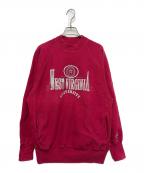 Champion REVERSE WEAVEチャンピオン リバース ウィーブ）の古着「90'sカレッジロゴスウェット」｜レッド