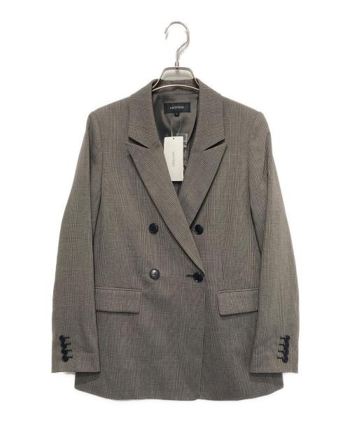 UNTITLED（アンタイトル）UNTITLED (アンタイトル) ウールライク ダブルブレストジャケット チャコールグレー サイズ:1の古着・服飾アイテム