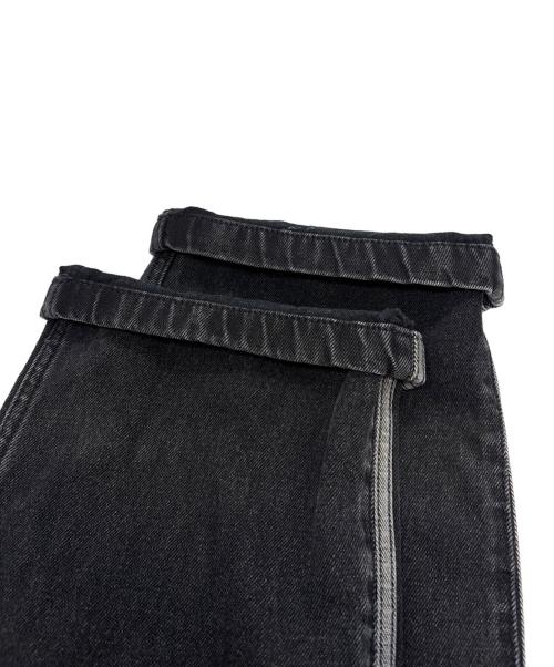 adidas（アディダス）adidas (アディダス) デニムファイヤーバードパンツ ブラック サイズ:71㎝（W28）の古着・服飾アイテム