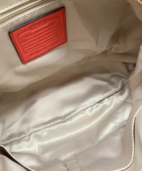 COACH（コーチ）COACH (コーチ) 2WAYショルダーバッグ レッドの古着・服飾アイテム