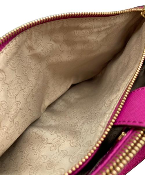 MICHAEL KORS（マイケルコース）MICHAEL KORS (マイケルコース) 2WAYショルダーバッグ ピンクの古着・服飾アイテム