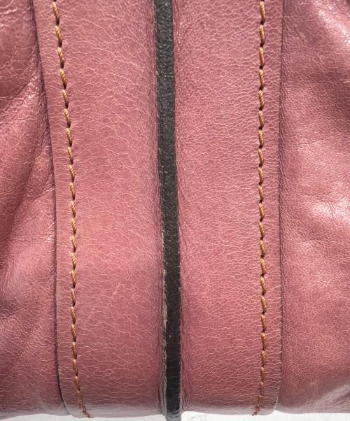 Chloe（クロエ）Chloe (クロエ) ミニボストンバッグ ピンクの古着・服飾アイテム