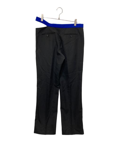 Maison Margiela（メゾンマルジェラ）Maison Margiela (メゾンマルジェラ) ウエストオープン ウールスラックス ブラック サイズ:44の古着・服飾アイテム