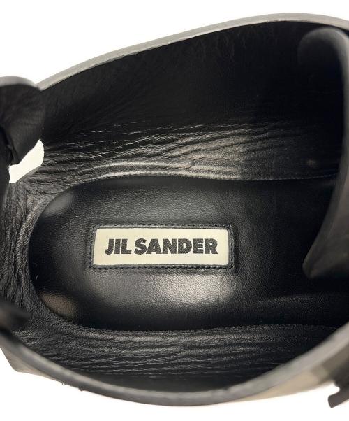JIL SANDER（ジルサンダー）JIL SANDER (ジルサンダー) レザーモンクストラップシューズ ブラック サイズ:44の古着・服飾アイテム