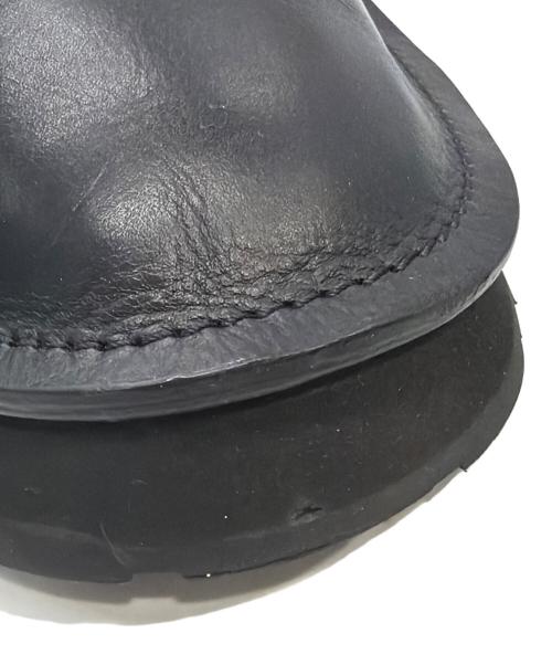 JIL SANDER（ジルサンダー）JIL SANDER (ジルサンダー) レザーモンクストラップシューズ ブラック サイズ:44の古着・服飾アイテム