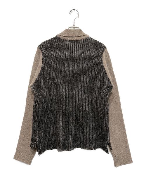 DRIES VAN NOTEN（ドリスヴァンノッテン）DRIES VAN NOTEN (ドリスヴァンノッテン) ウールニットジャケット ブラウン サイズ:Ｍの古着・服飾アイテム
