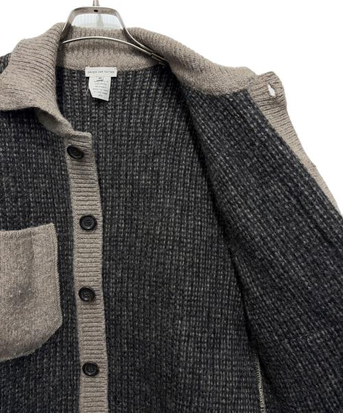 DRIES VAN NOTEN（ドリスヴァンノッテン）DRIES VAN NOTEN (ドリスヴァンノッテン) ウールニットジャケット ブラウン サイズ:Ｍの古着・服飾アイテム