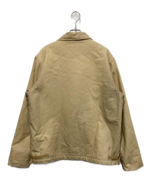 stussy（ステューシー）stussy (ステューシー) 裏ボアミリタリージャケット ベージュ サイズ:Lの古着・服飾アイテム