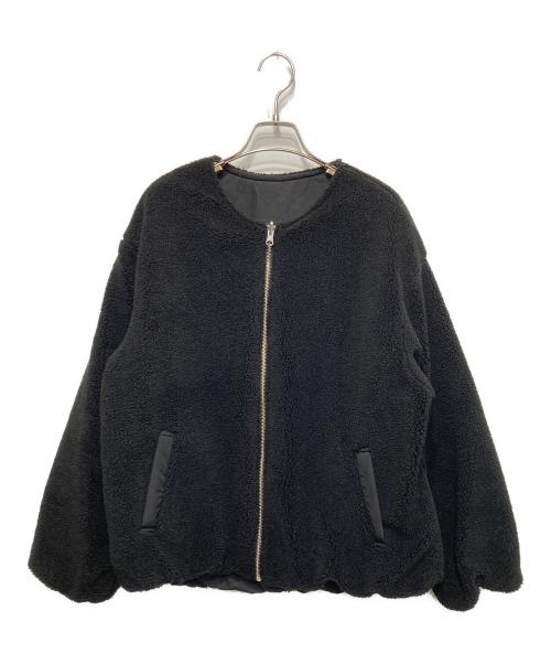 JOURNAL STANDARD relume（ジャーナルスタンダード レリューム）JOURNAL STANDARD relume (ジャーナルスタンダード レリューム) リバーシブルボアブルゾン ブラック サイズ:FREEの古着・服飾アイテム