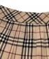 中古・古着 BURBERRY BLUE LABEL (バーバリー ブルー レーベル) ウールチェック巻きミニスカート ブラウン サイズ:38：10000円