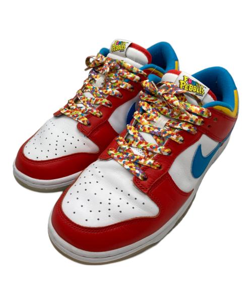 NIKE（ナイキ）NIKE (ナイキ) FRUiTY PEBBLES (フルーティー ペブルス) ダンク ローQS ホワイト×レッド サイズ:US8.5の古着・服飾アイテム