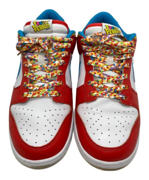 NIKE（ナイキ）NIKE (ナイキ) FRUiTY PEBBLES (フルーティー ペブルス) ダンク ローQS ホワイト×レッド サイズ:US8.5の古着・服飾アイテム