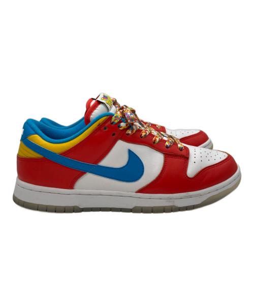 NIKE（ナイキ）NIKE (ナイキ) FRUiTY PEBBLES (フルーティー ペブルス) ダンク ローQS ホワイト×レッド サイズ:US8.5の古着・服飾アイテム