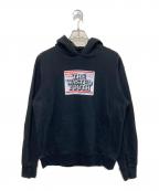 BlackEyePatch×WASTED YOUTHブラックアイパッチ×ウェイステッドユース）の古着「プルオーバーパーカー」｜ブラック