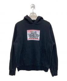 BlackEyePatch×WASTED YOUTH（ブラックアイパッチ×ウェイステッドユース）の古着「プルオーバーパーカー」｜ブラック