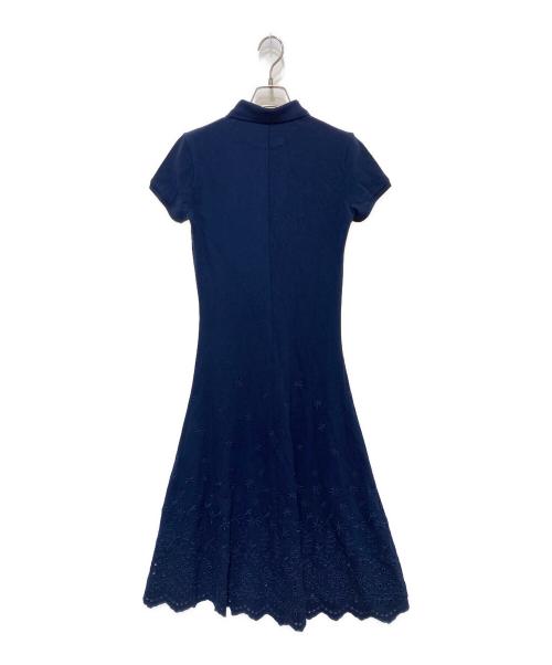 POLO RALPH LAUREN（ポロ・ラルフローレン）POLO RALPH LAUREN (ポロ・ラルフローレン) 半袖ポロシャツワンピース ネイビー サイズ:Sの古着・服飾アイテム