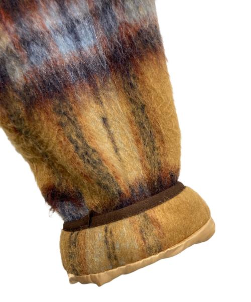 nanostudio（ナノスタジオ）nanostudio (ナノスタジオ) ノーカラージャケット ブラウン サイズ:FREEの古着・服飾アイテム